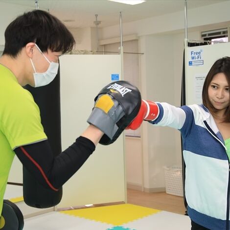 ミット打ち
